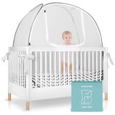 Pro Baby Pop-up Spjälsängstält med Nät